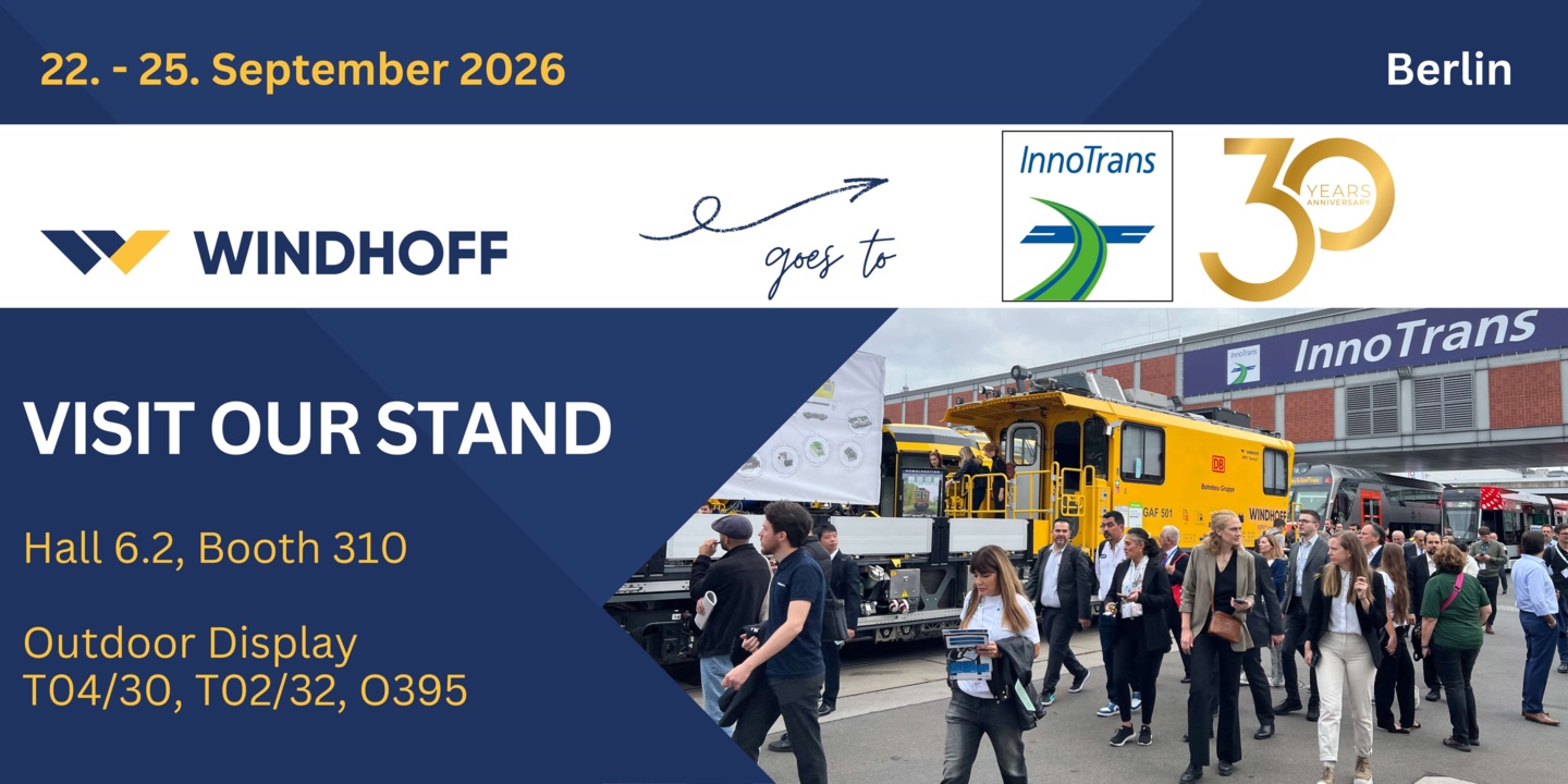 WINDHOFF at InnoTrans in Berlin September 2026